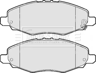 Комплект тормозных колодок BORG & BECK BBP2113