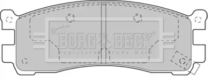 Комплект тормозных колодок BORG & BECK BBP2135