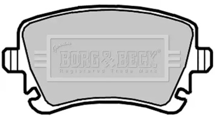 Комплект тормозных колодок BORG & BECK BBP2139