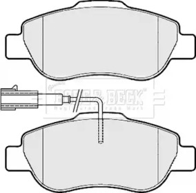 Комплект тормозных колодок BORG & BECK BBP2149