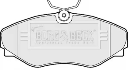 Комплект тормозных колодок BORG & BECK BBP2150