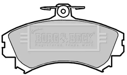 Комплект тормозных колодок BORG & BECK BBP2151