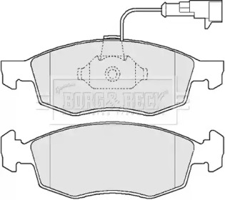 Комплект тормозных колодок BORG & BECK BBP2162