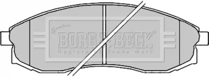 Комплект тормозных колодок BORG & BECK BBP2165