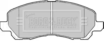 Комплект тормозных колодок BORG & BECK BBP2173