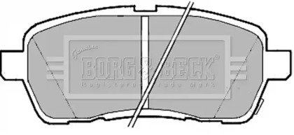 Комплект тормозных колодок BORG & BECK BBP2182