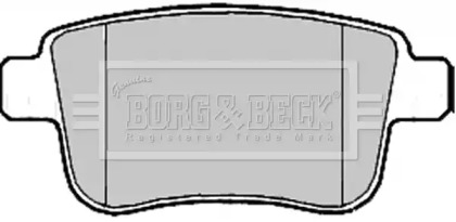 Комплект тормозных колодок BORG & BECK BBP2185