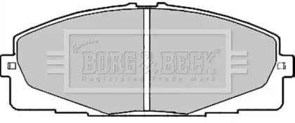 Комплект тормозных колодок BORG & BECK BBP2197