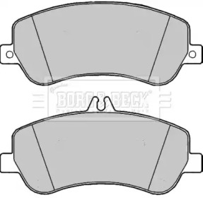 Комплект тормозных колодок BORG & BECK BBP2210