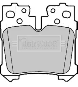 Комплект тормозных колодок BORG & BECK BBP2212