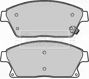 Комплект тормозных колодок BORG & BECK BBP2228