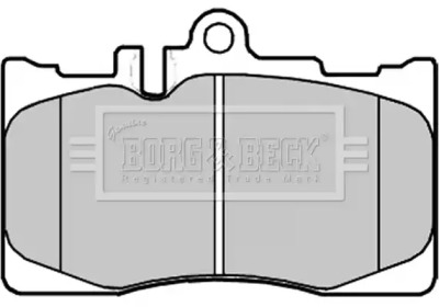 Комплект тормозных колодок BORG & BECK BBP2230