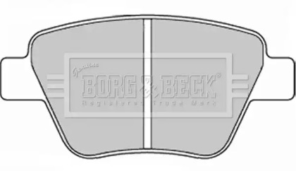 Комплект тормозных колодок BORG & BECK BBP2242