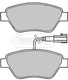 Комплект тормозных колодок BORG & BECK BBP2243