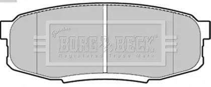 Комплект тормозных колодок BORG & BECK BBP2244