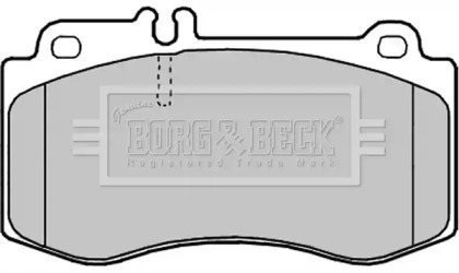 Комплект тормозных колодок BORG & BECK BBP2248