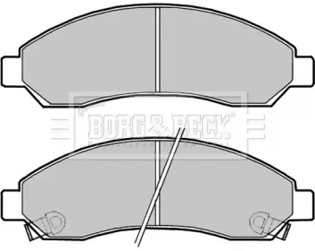 Комплект тормозных колодок BORG & BECK BBP2256