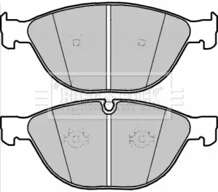 Комплект тормозных колодок BORG & BECK BBP2262