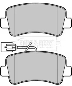 Комплект тормозных колодок BORG & BECK BBP2267