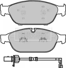 Комплект тормозных колодок BORG & BECK BBP2276