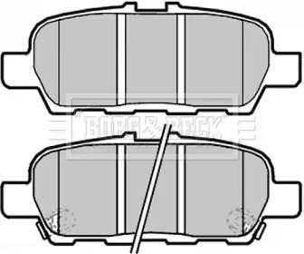 Комплект тормозных колодок BORG & BECK BBP2283