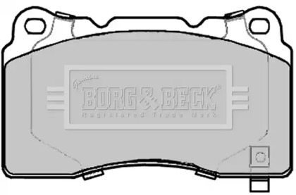 Комплект тормозных колодок BORG & BECK BBP2290