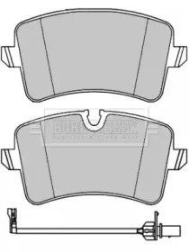 Комплект тормозных колодок BORG & BECK BBP2291