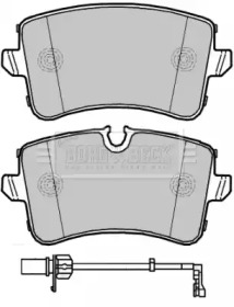 Комплект тормозных колодок BORG & BECK BBP2292