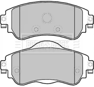 Комплект тормозных колодок BORG & BECK BBP2302