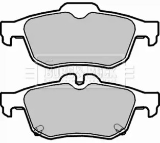 Комплект тормозных колодок BORG & BECK BBP2303