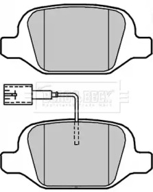 Комплект тормозных колодок BORG & BECK BBP2312