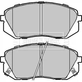 Комплект тормозных колодок BORG & BECK BBP2320