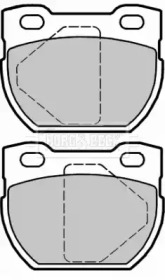 Комплект тормозных колодок BORG & BECK BBP2321