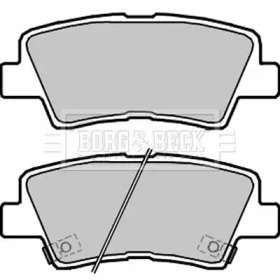 Комплект тормозных колодок BORG & BECK BBP2323