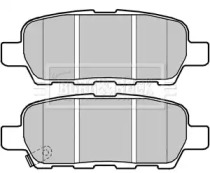 Комплект тормозных колодок BORG & BECK BBP2326