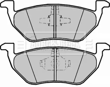 Комплект тормозных колодок BORG & BECK BBP2328