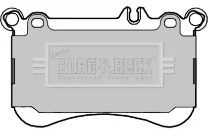 Комплект тормозных колодок BORG & BECK BBP2331