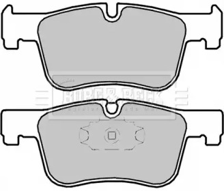 Комплект тормозных колодок BORG & BECK BBP2334