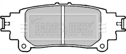 Комплект тормозных колодок BORG & BECK BBP2336