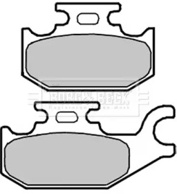 Комплект тормозных колодок BORG & BECK BBP2343