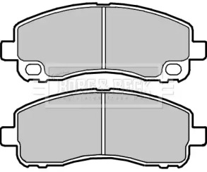 Комплект тормозных колодок BORG & BECK BBP2351