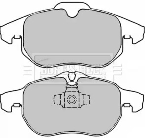 Комплект тормозных колодок BORG & BECK BBP2354