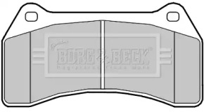 Комплект тормозных колодок BORG & BECK BBP2357