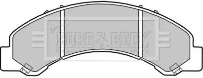 Комплект тормозных колодок BORG & BECK BBP2362