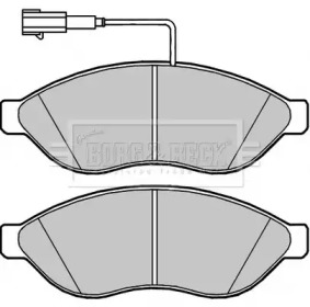 Комплект тормозных колодок BORG & BECK BBP2393