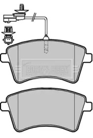 Комплект тормозных колодок BORG & BECK BBP2420