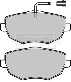 Комплект тормозных колодок BORG & BECK BBP2423