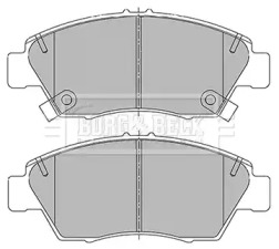 Комплект тормозных колодок BORG & BECK BBP2432