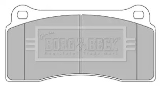 Комплект тормозных колодок BORG & BECK BBP2437