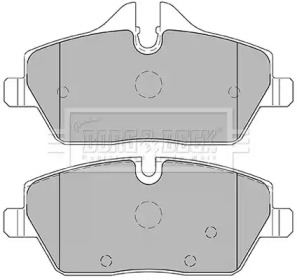 Комплект тормозных колодок BORG & BECK BBP2446